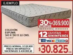 Carrefour Juvenil colchón espuma oferta