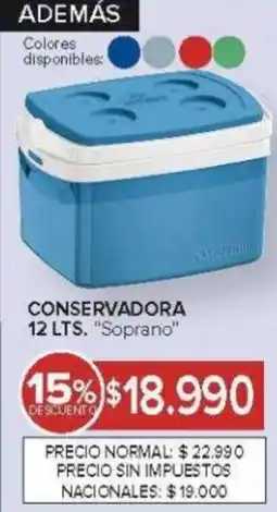 Carrefour Soprano conservadora oferta
