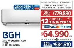 Carrefour Bgh aire acondicionado split oferta