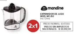 Carrefour Mandine exprimidor de jugo oferta