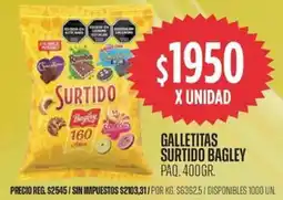 Supermercados Vea Surtido galletitas bagley paq. oferta