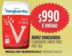 Supermercados Vea Vanguardia arroz elaborado largo fino, paq. oferta