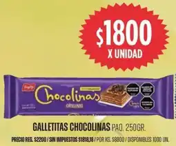 Supermercados Vea Chocolinas galletitas paq. oferta