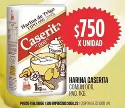 Supermercados Vea Caserita harina común 000, paq. oferta