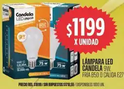 Supermercados Vea Candela lámpara led oferta