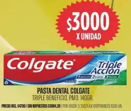 Supermercados Vea Colgate pasta dental triple beneficio, pmo. oferta