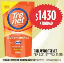 Supermercados Vea Prelavado trenet repuesto, doypack oferta