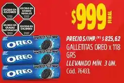 Supermercados Yaguar Oreo galletitas oferta