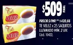 Supermercados Yaguar Té velez oferta