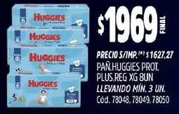 Supermercados Yaguar Huggies pan. prot. plus.reg xg oferta