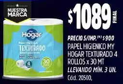 Supermercados Yaguar My hogar papel higienico texturado oferta