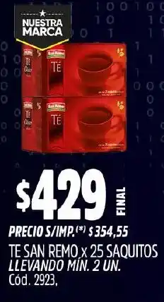 Supermercados Yaguar San remo te oferta