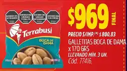Supermercados Yaguar Terrabusi galletitas boca de dama oferta