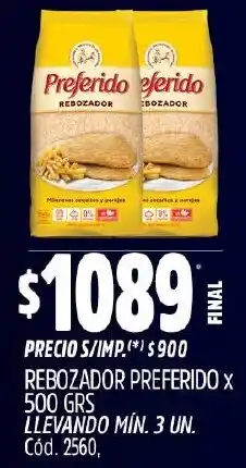 Supermercados Yaguar Rebozador preferido oferta
