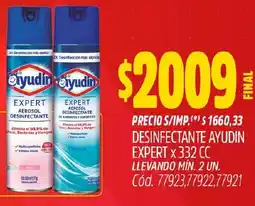 Supermercados Yaguar Ayudín desinfectante expert oferta