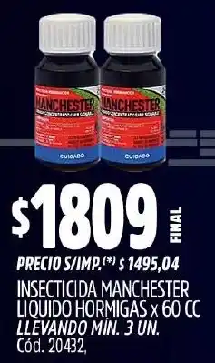 Supermercados Yaguar Manchester insecticida liquido hormigas oferta