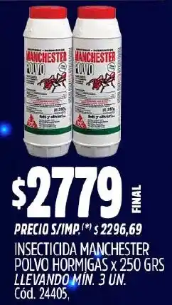 Supermercados Yaguar Manchester insecticida polvo hormigas oferta