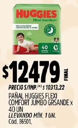 Supermercados Yaguar Huggies pañal flexi comfort jumbo grsande oferta