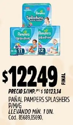 Supermercados Yaguar Pampers splashers pañal oferta