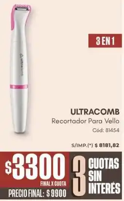 Diarco Ultracomb recortador para vello oferta