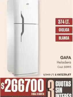 Diarco Gafa heladera oferta