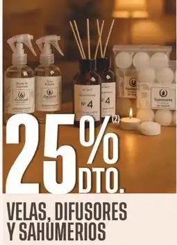 Diarco Velas. difusores y sahúmerios oferta