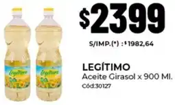 Diarco Legítimo aceite girasol oferta