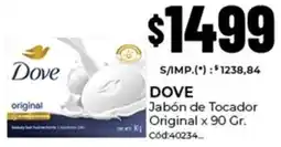 Diarco Dove jabón de tocador original oferta