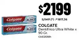 Diarco Colgate dentifrico ultra white oferta
