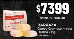 Diarco Barraza queso cremoso media horma oferta