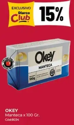 Diarco Okey manteca oferta