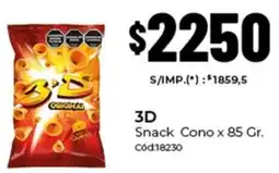 Diarco 3d snack cono oferta