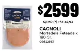 Diarco Cagnoli mortadela feteada oferta