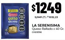 Diarco La serenisima queso rallado oferta