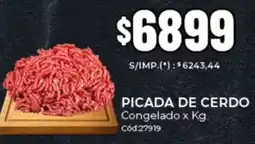 Diarco Picada de cerdo congelado oferta