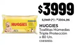 Diarco Huggies toallitas húmedas triple protección oferta
