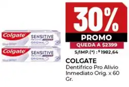 Diarco Colgate dentifrico pro alivio inmediato orig. oferta