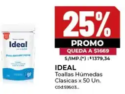 Diarco Ideal toallas húmedas clasicas oferta