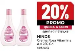 Diarco Hinds crema rosa vitamina A oferta