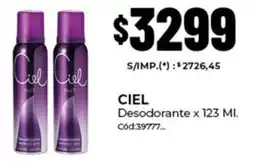 Diarco Ciel desodorante oferta