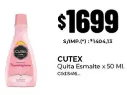 Diarco Cutex quita esmalte oferta