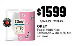 Diarco Okey papel higiénico texturado oferta