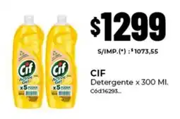 Diarco Cif detergente oferta