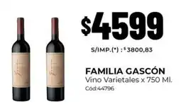 Diarco Familia gascón vino oferta