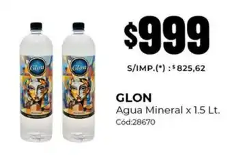 Diarco Glon agua mineral oferta