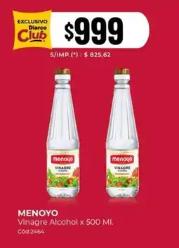 Diarco Menoyo vinagre alcohol oferta
