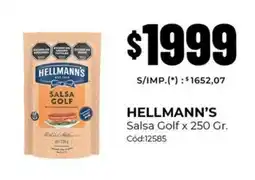 Diarco Hellmann's salsa golf oferta