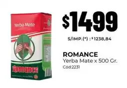 Diarco Romance yerba mate oferta