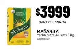 Diarco Mañanita yerba mate 4 flex oferta