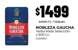 Diarco Nobleza Gaucha yerba mate selección oferta